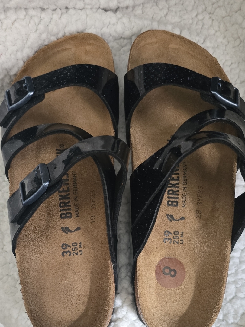 Birkenstock Salina sandals in Magic Galaxy Black